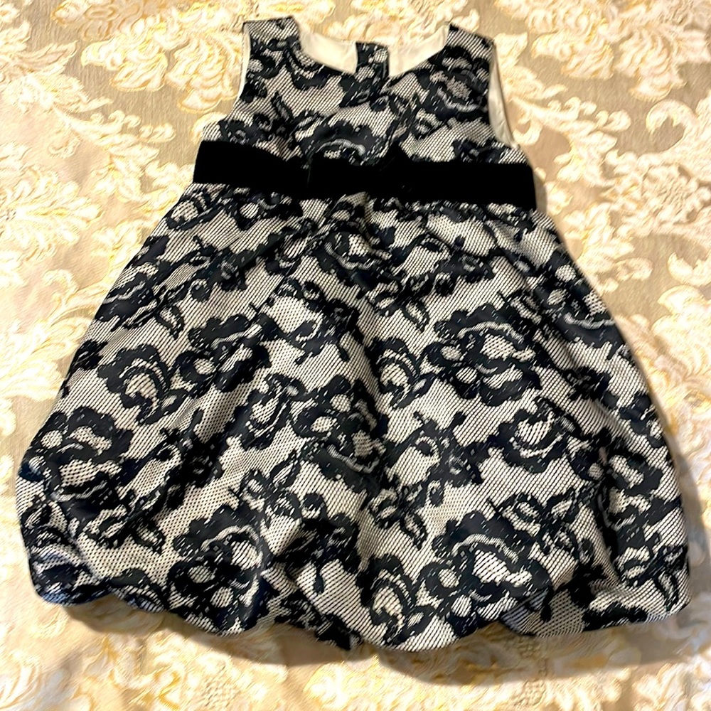 Crazy 8 Printed Lace Dress 2T